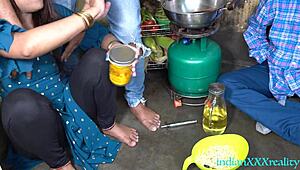 Indian New Best Kitchen Sex Scene in Hindi Feels So Hot
