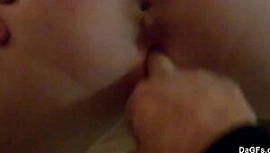Hot alt teen masturbates in hotel room with ripped leggings.