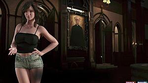 Nun slut bent over for big cock sucking