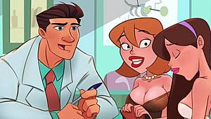 First time at the gynecologist with anime twist