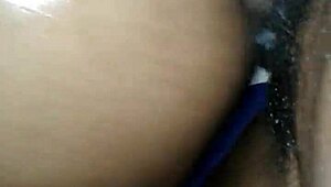 Wet ebony BBW slut gets creamy backshots from big cock