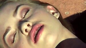 Hey, wanna see Little April finger her pussy outdoors?