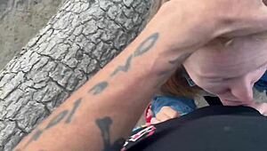 yo, check joshua tree ca part 3! wanna suck my balls with this blonde babe?