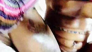 Intense anal sex and pussy licking on the bed!