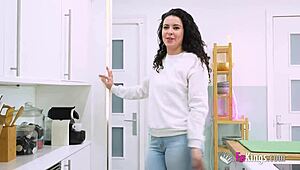 tall sara salamanca licks older cock as don jorge penetrates deep