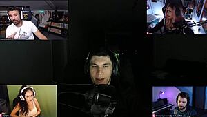 joycgee and fancy 3 on webcam chat