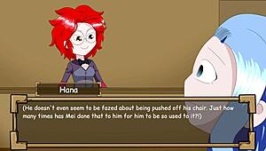 Hana exposure in blooming flower anime part 3