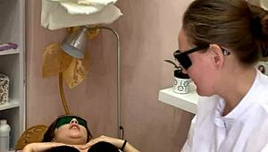 I came for laser depilation, but look at my ass on webcam