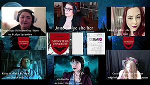 Jane Judge fucks on desk in Monsters University episode 3.