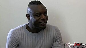 agedlove british mature, enjoy this hardcore interview with big black cock!
