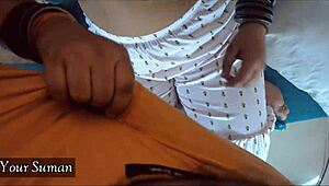 pov of jija ji giving rough love to his saali with a wild cumshot