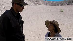 Police Woman Taped in Secret with Officer Pawn and Brunette Paisley Parker.