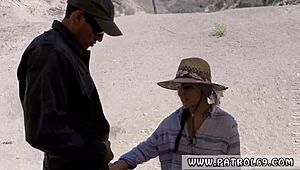 Police Woman Taped in Secret with Officer Pawn and Brunette Paisley Parker.