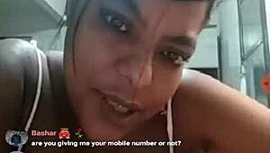 brazilian bbw teases big tits webcam