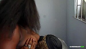 My husban' was helpin' me in the kitchen while I fucked our new driver in the store room