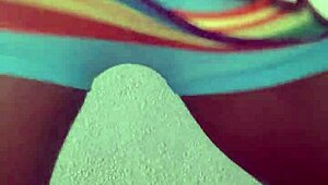 Chained underwear for black shemales