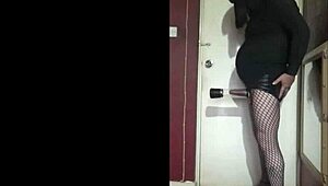 bisexual crossdresser pumps up for bigger size part 2