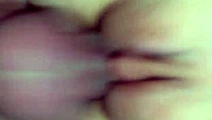 A hardcore amateur session unfolds with a massive cock pounding.