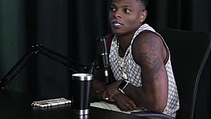 Measuring the hot brunette's ass size - sheer lingerie tease