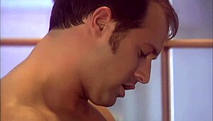 Aurora Snow teases in black stockings for intense one-on-one