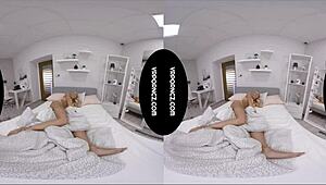 Vr - Big Black Dildo In Tight Pussy With Milf And Toys