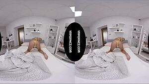 Vr - Big Black Dildo In Tight Pussy With Milf And Toys