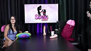 check out how gabi tamiris sits on the dick in sheer red lingerie