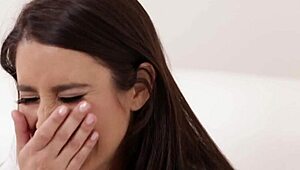 lesbian teen lures her squirting bff into hot action! 🔥