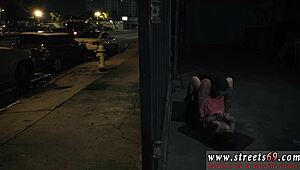 Glasses-bound teen takes rough oral creampie