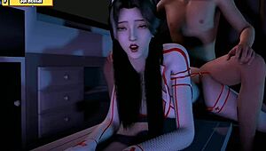 Ever seen a hentai goddess get drilled by an actress post-film?