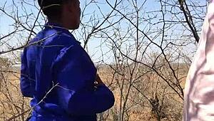 Mechanical engineer student gets a quickie creampie while waiting for transportation!