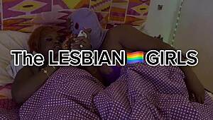 The Lesbian Girls Engage in Cunilingus and Use Toys