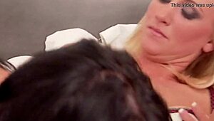 Lingerie Lesbian Group-Sex Orgy with Hot Models