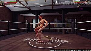 Ethan Battles Val in Naked Fighter 3D Game. Who Will Win This Rough Doggystyle Assfucking Showdown?