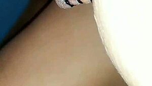 Neighbor fucks me while tying and playing with nipples