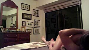 Alex Trotter says, I'm riding this hard cock in bed, feeling every inch!