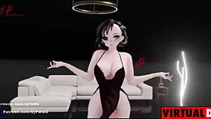 cute futa rachel, you dancing to pop blender mmd 1565?