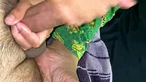 Handjob from a sexy teen with perfect feet!