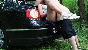 เซ็กซ์ป่าในป่ากับคนแปลกหน้า