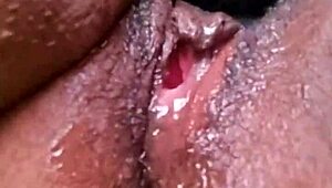 Horny Ebony Girl Masturbates with Toys. Her Big Ass and Clit Squirt Hard on Camera!