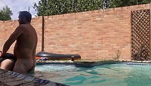 Why are we fucking so hard in the swimming pool?