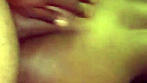 Ebony Babe Bent Over for Doggystyle Fucking and Cumshot