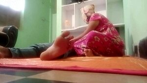 Indian desi bhabhi caught in steamy bangla boyfriend action