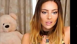 Gorgeous Cam Model Teases Horny