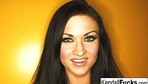 kendall does a sexy tease with a stock fetish vibe