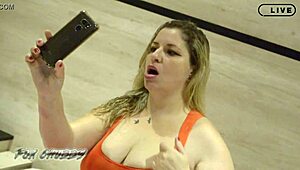 i watch fox chubby rip clothes in webcam striptease