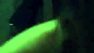 Homemade fat redhead blows petite teen's big black cock.