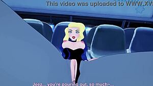 black canary pov batman handjob with big tits blonde