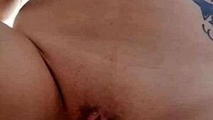 afeitándome el coño shaved pussy babe horny
