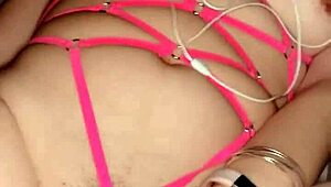 My wife in costume fingering herself, want to join?